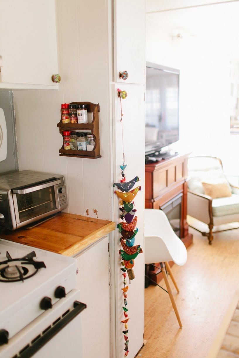 mobile home decor-modern simple kitchen