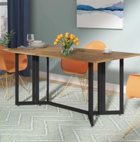 Smart multi-function furniture that's perfect for a small mobile home-dining room table