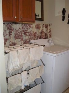 no cost laundry room makeover in manufactured home - homesteading