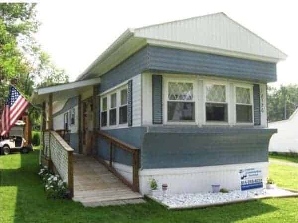 non supported mobile home roof over
