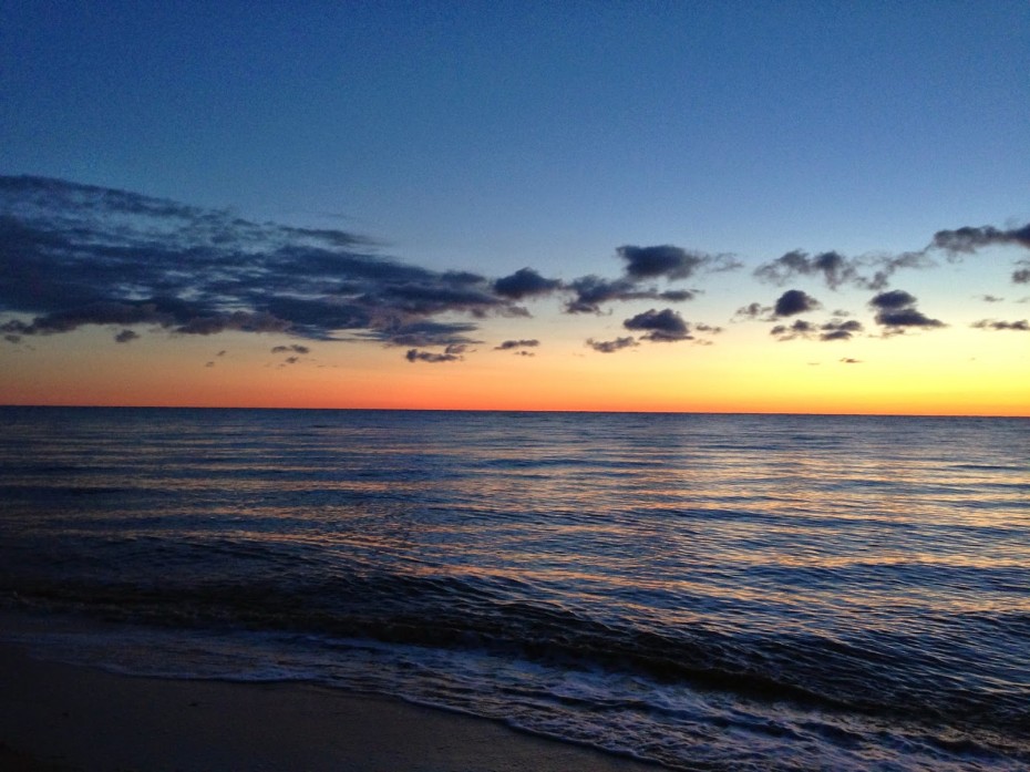 ocean close to mobile home