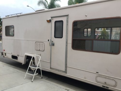 motorhome RV makeover - exterior