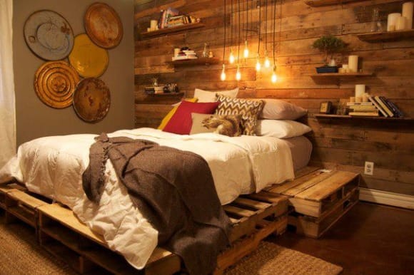 pallet bedroom project