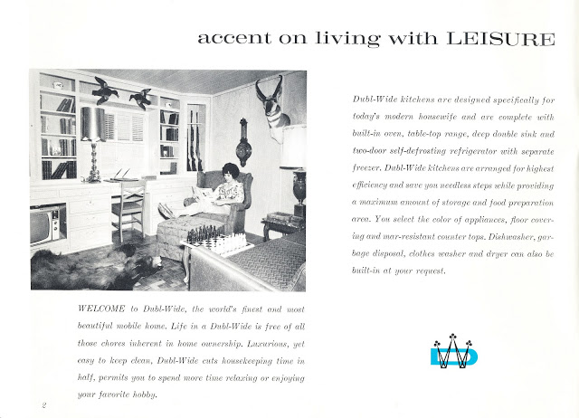 Dubl-wide Roadliner brochure - page 2 - Expandable Mobile Homes