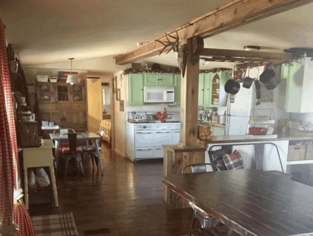 Post And Beam System On Double Wide Marriage Line