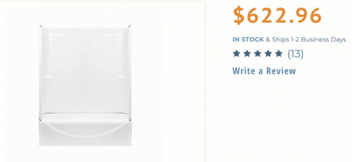 remodeling your manufactured home bathroom - one piece shower unit - mobile home size