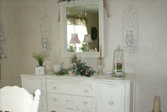 romantic mobile home dining room decor 2