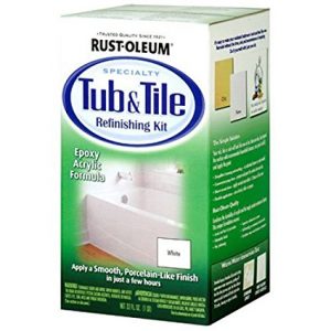 mobile home maintenance tips-rustoleum tub and tile refinisher for yellow bathtubs