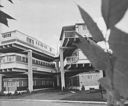 stacked mobile home highrise - SkyeRise Terrace, Vadnais Heights MN 1972