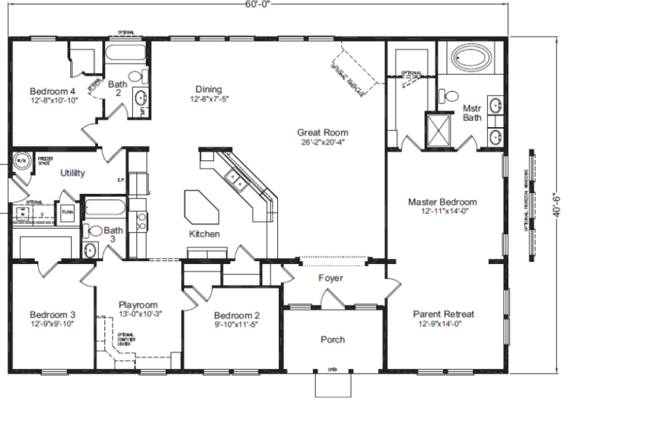 timber ridge elite floor plan
