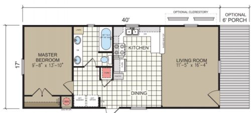 tiny home designs-cimarron floor plan