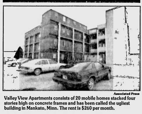 tornado towers 2 - mobile home tower built in the 1970's