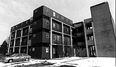 Valley View Apartments, aka Tornado Towers - 3 story mobile home concept built in the 1970's