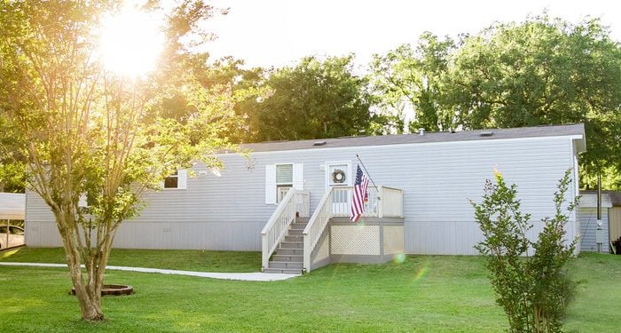 update a new manufactured home-exterior