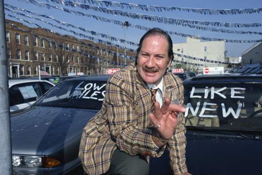 used car sales man