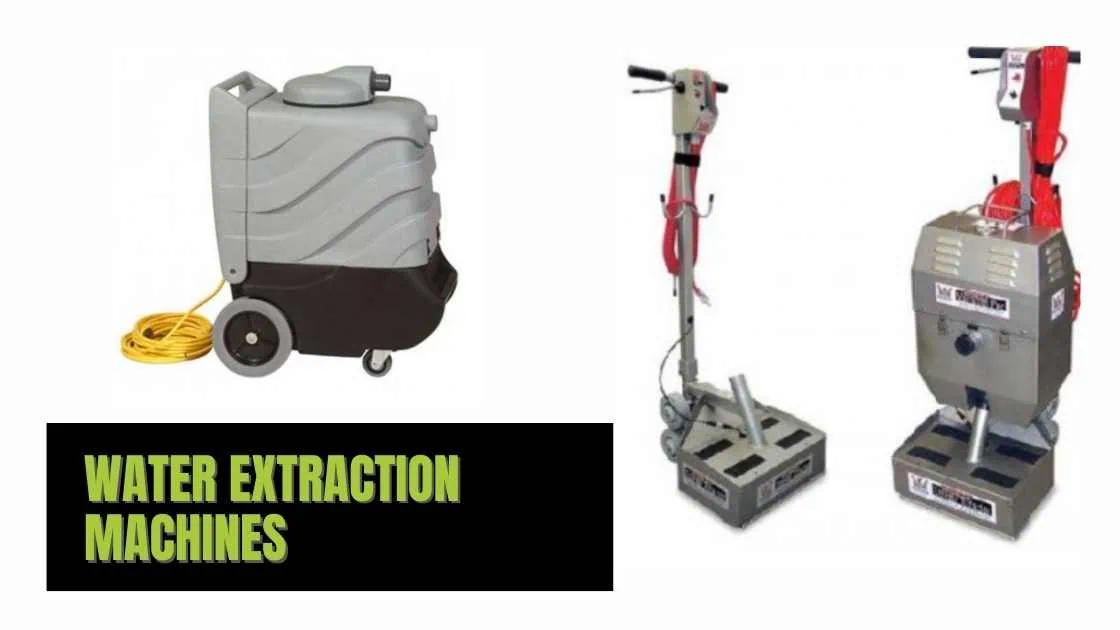 water extraction machines
