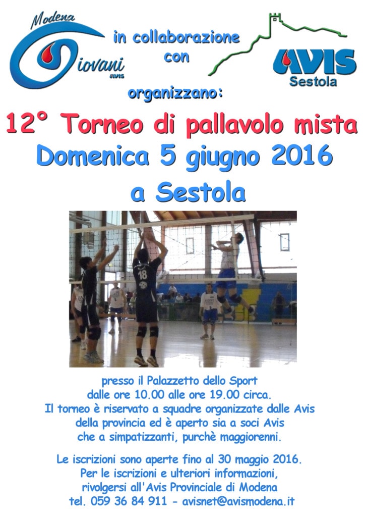 2016_06_05 Torneo pallavolo 2016