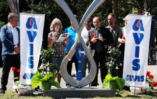Inaugurazione scultura AVIS