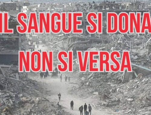 Il sangue si dona, non si versa