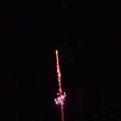 1,5″ Red Strobe Willow Tail with Purple Mine (8 Schuss)