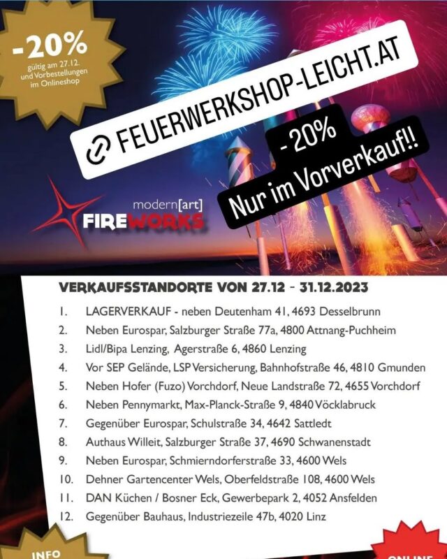 Verkaufsstandorte 2023