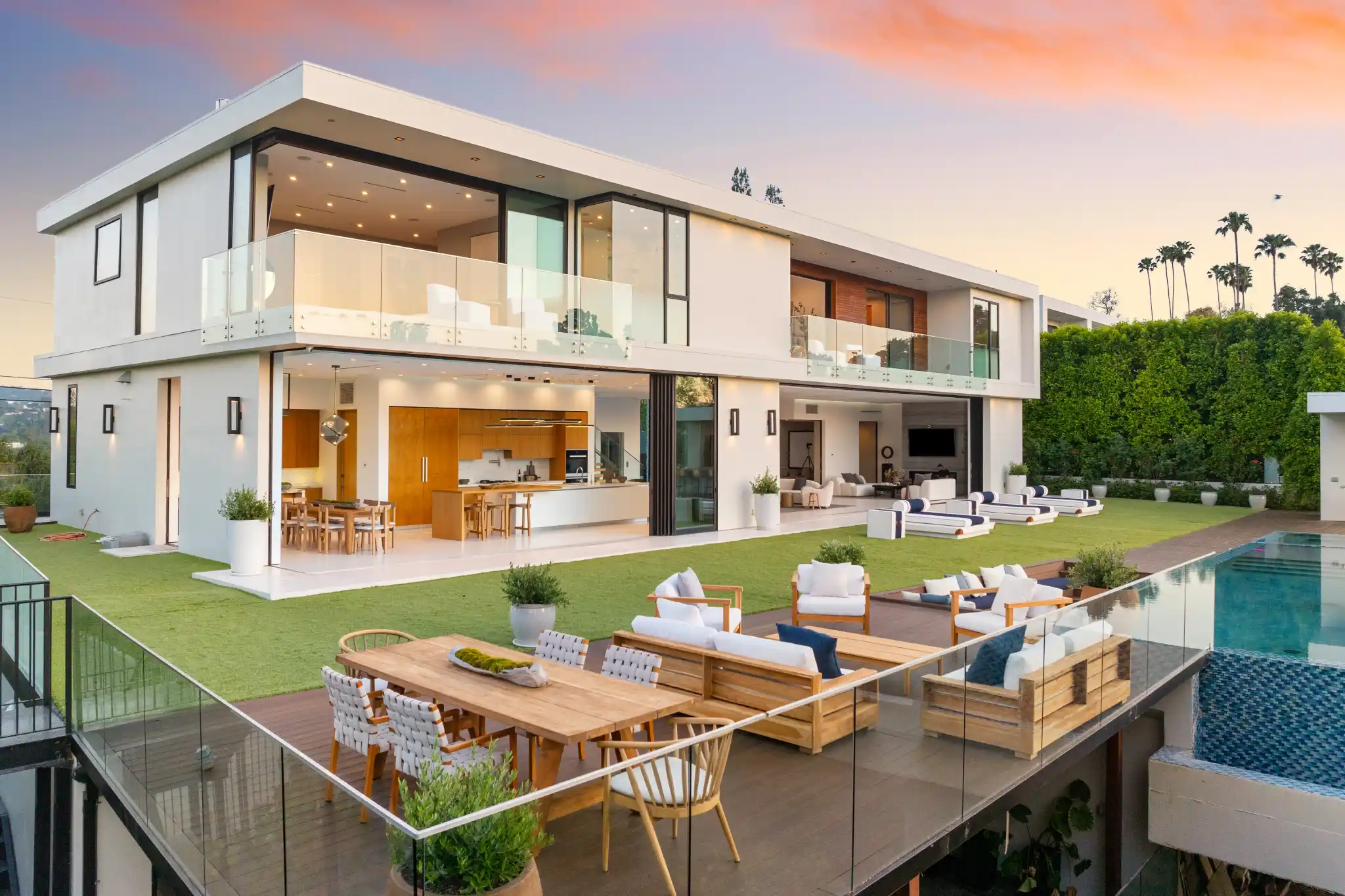Decks And Patios Luxurious Home Patio With Outdoor Pool And Glass D 2026 01 07 07 12 09 Utc