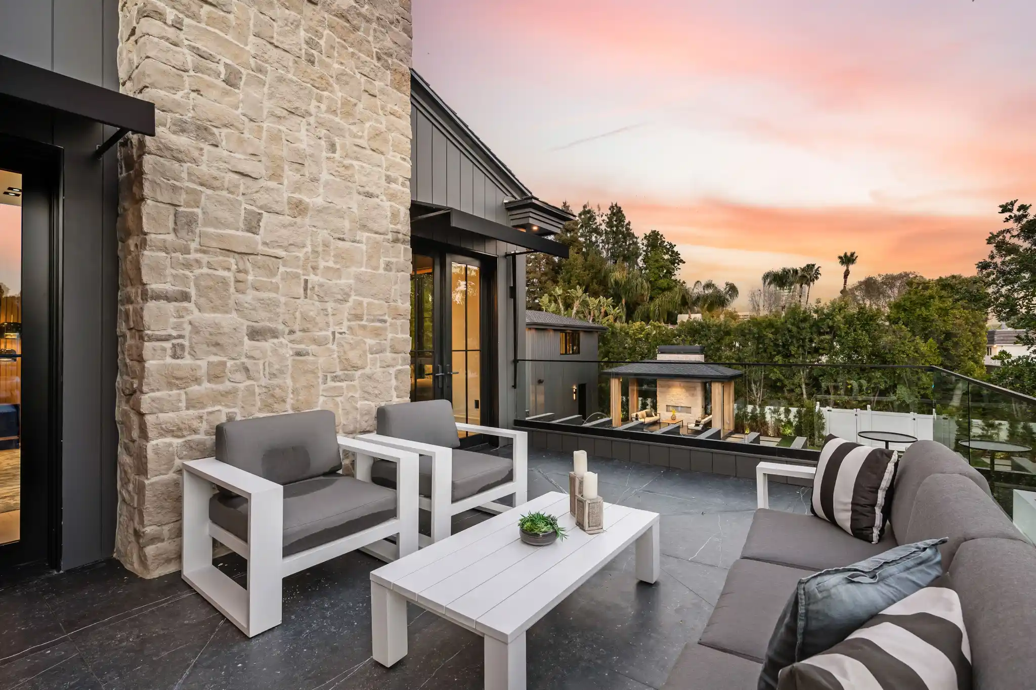 Decks And Patios Modern Outdoor Patio With Sunset View 2026 01 07 23 12 57 Utc