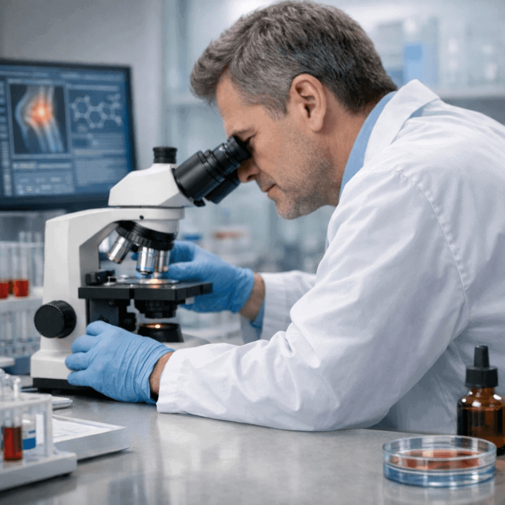 Medical expert explaining the prostate health benefits and natural formula of Men Balance Pro.