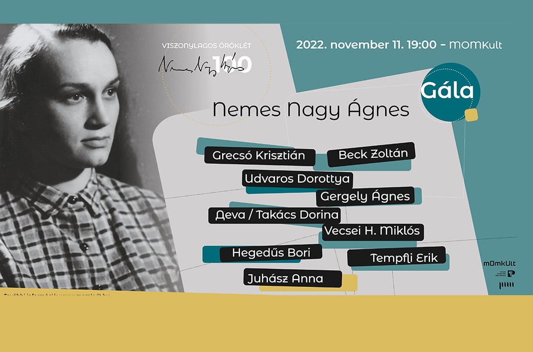 NEMES NAGY ÁGNES 100 – GÁLAEST