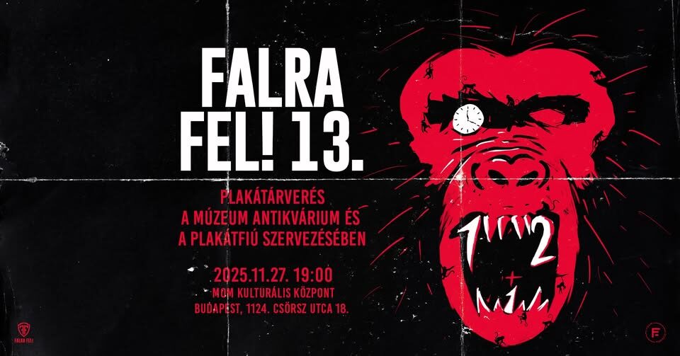 Falra Fel 13. plakátaukció