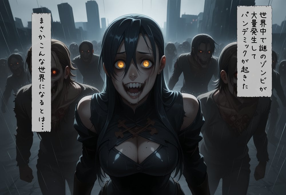 ゾンビがまんえんしたH〇TDの世界で…催● ハーレム作り hitomiエロ漫画raw(同人誌)無料サンプル画像006