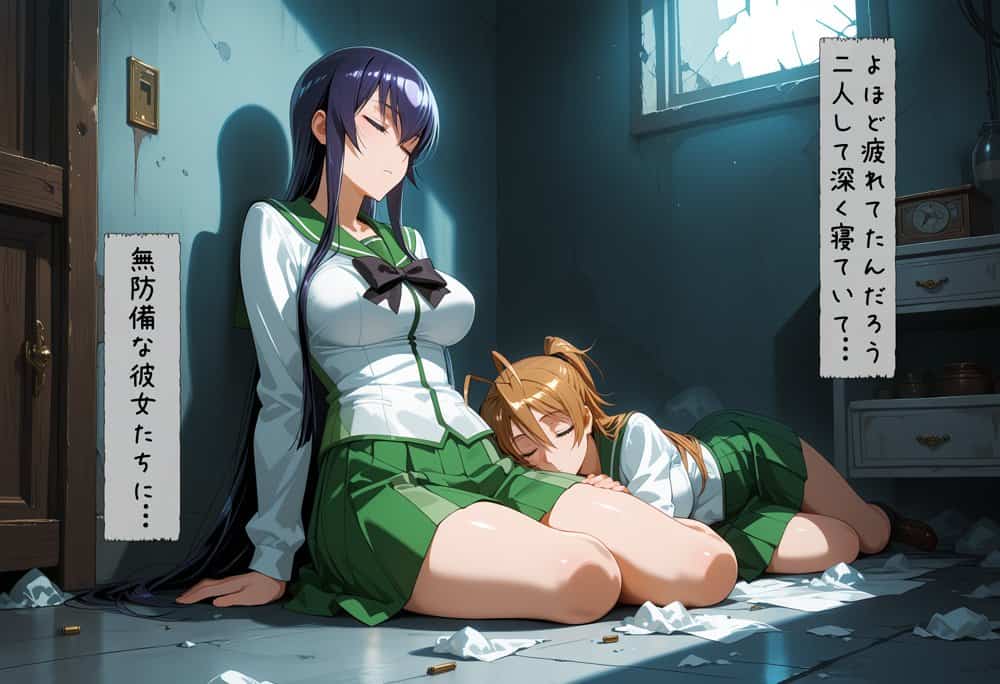 ゾンビがまんえんしたH〇TDの世界で…催● ハーレム作り hitomiエロ漫画raw(同人誌)無料サンプル画像012