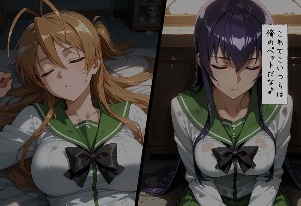 ゾンビがまんえんしたH〇TDの世界で…催● ハーレム作り hitomiエロ漫画raw(同人誌)無料サンプル画像014