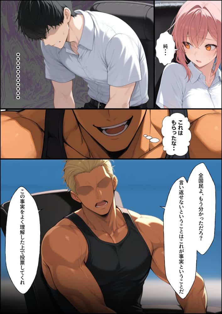 投票率99%!?寝取り派VS純愛派〜勝者の先に待つ日常〜 hitomiエロ漫画raw(同人誌)無料サンプル画像031