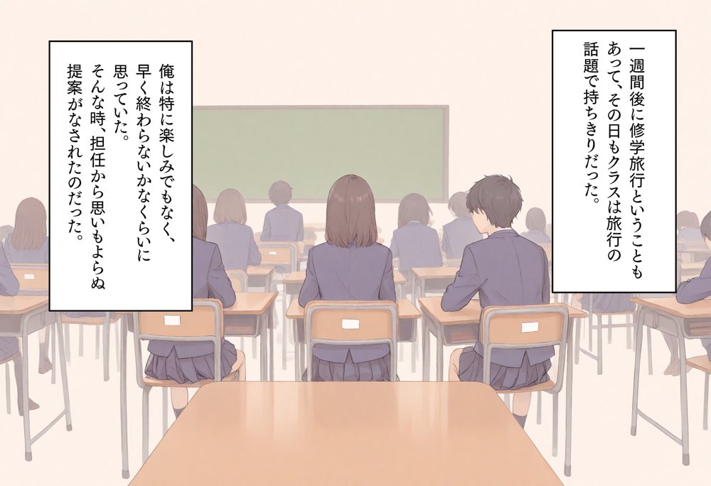 修学旅行―女子部屋の布団の中で起きた憧れの同級生との秘密の出来事。
