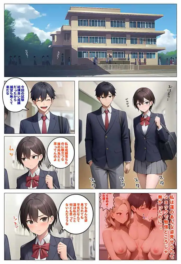 委員長とギャルがセックス勝負〜2・幼馴染が好きなのに委員長と付き合いだした結果