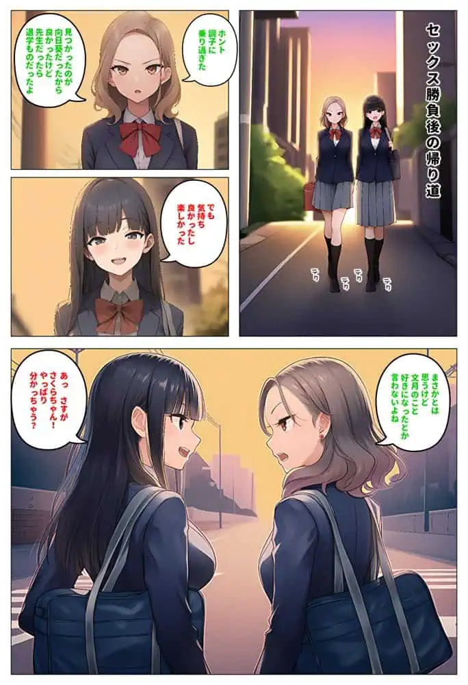 委員長とギャルがセックス勝負〜2・幼馴染が好きなのに委員長と付き合いだした結果