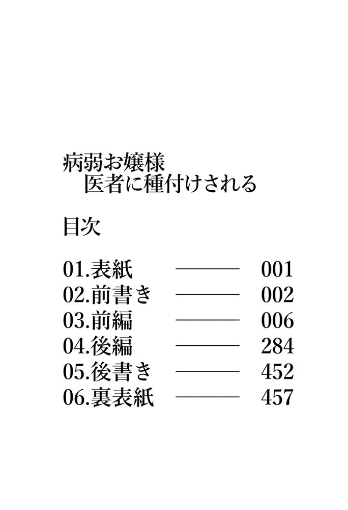 病弱お嬢様  医者に種付けされる