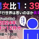 男女比1:39の平行世界は思いのほか異常（Fantiaまとめ2024年1月〜12月分）