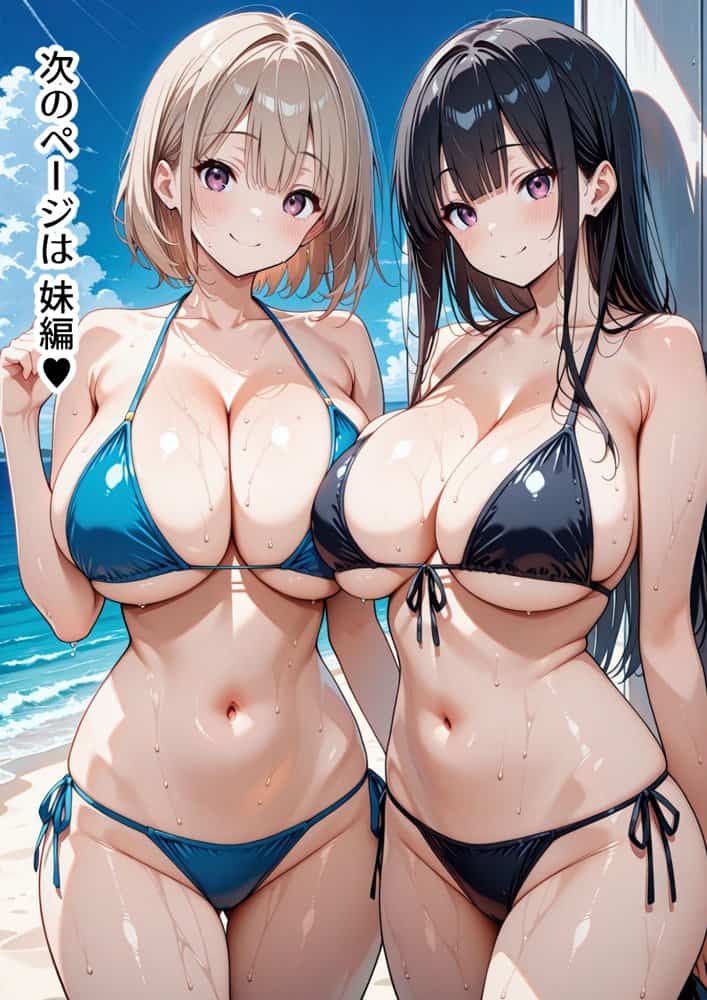 義理のJ◯姉妹とイチャラブ性活 〜巨乳姉妹丼〜 hitomiエロ漫画raw(同人誌)無料サンプル画像013