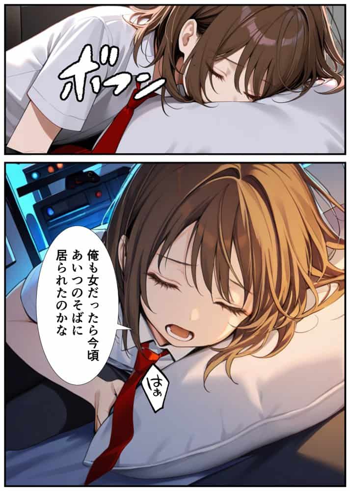 女体化したので大好きだった親友を寝取った話