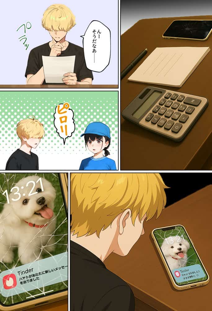 【実話】引っ越し見積もり中、新人ちゃん(22)のバキバキスマホにマチアプ通知!ヤリモク男子から「俺が」守らなきゃwww hitomiエロ漫画raw(同人誌)無料サンプル画像012