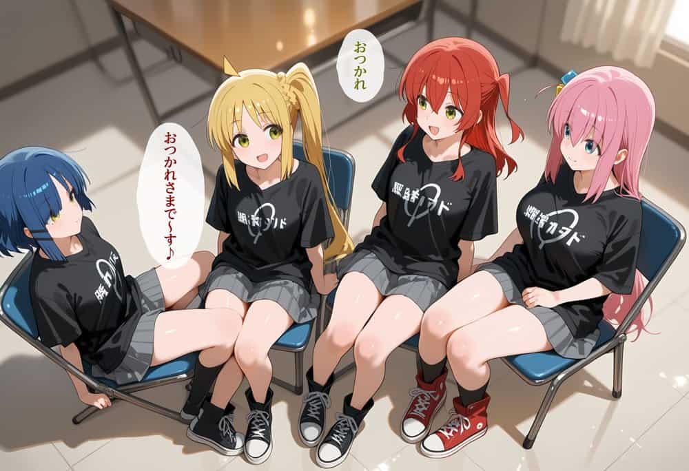 結〇バンドの女の子達を催●アプリでオナホプロデュース