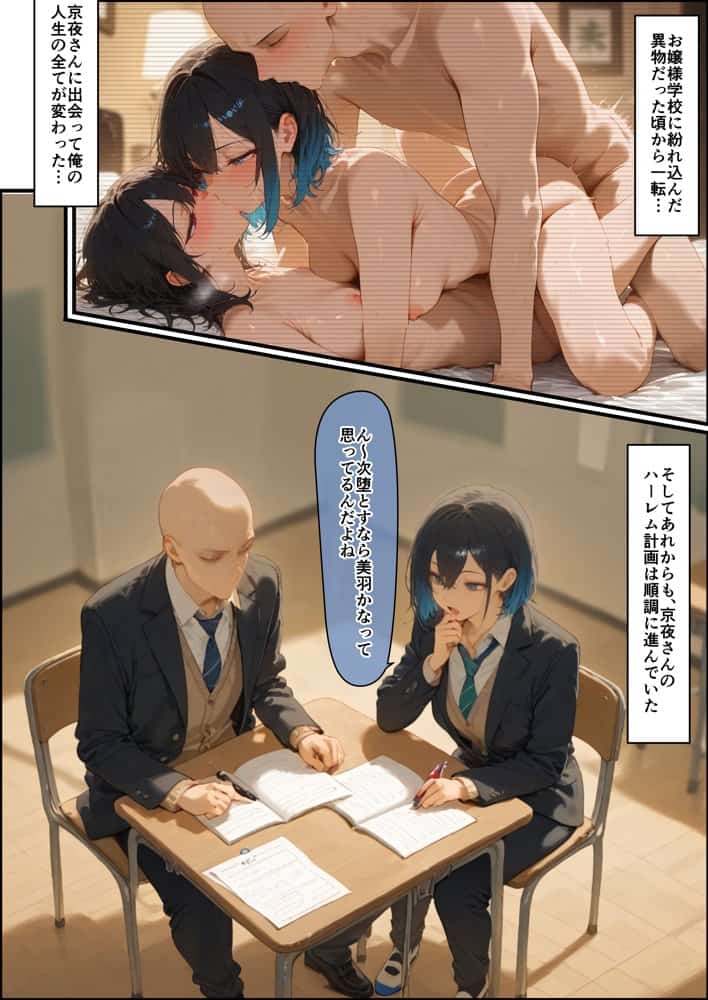 女学園の王子様♀の百合ハーレムの竿係になった2