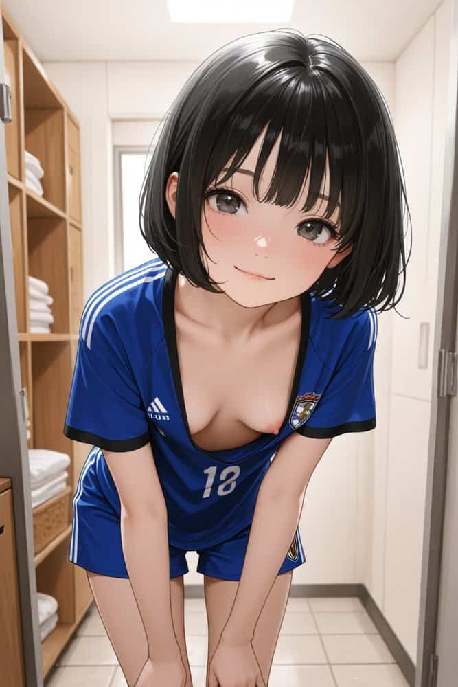 【女サカ部】 スリムな体に大量の中出し!〜負けず嫌いの顔が快感に歪む〜 hitomiエロ漫画raw(同人誌)無料サンプル画像001