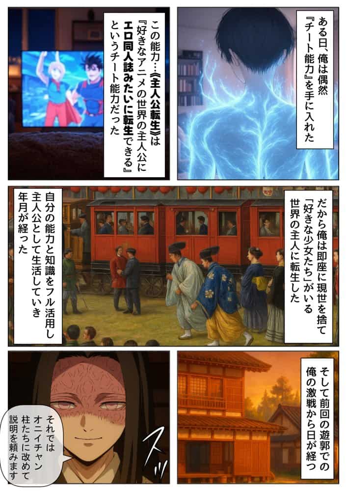 鬼滅な少女達に種付けしまくる【後編:無惨戦まで】《ストーリー＆台詞あり》〜【巨根チート主人公転生】〜