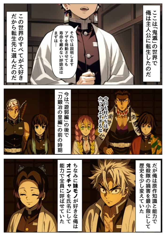 鬼滅な少女達に種付けしまくる【後編:無惨戦まで】《ストーリー＆台詞あり》〜【巨根チート主人公転生】〜