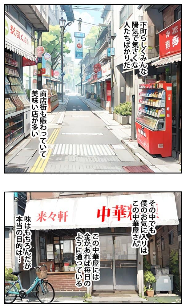 町中華のおかみさんが内定が決まったと言ったらお祝いにオマンコしてくれた