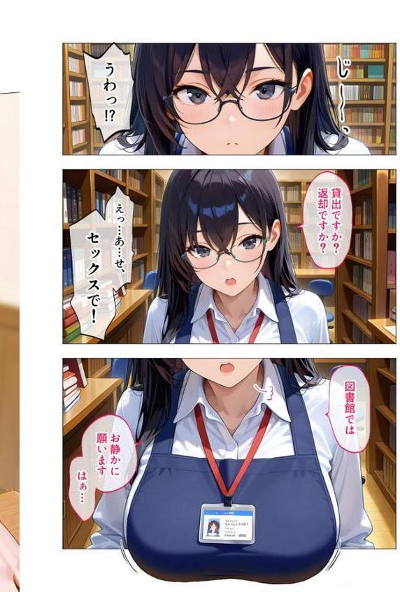 当店限定!セックス¥0サービス 〜ダウナー司書さんの事務的えっち〜 モザイク版 hitomiエロ漫画raw(同人誌)無料サンプル画像005