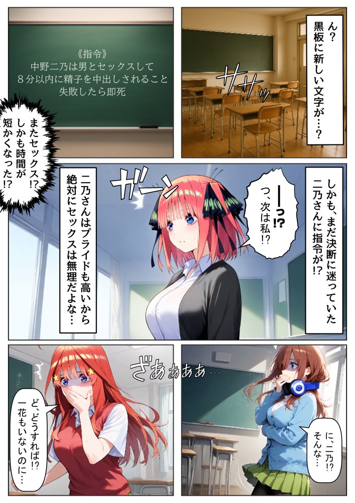 中野家  総集編＆新作:五つ子たちとデスゲーム♂に参加したら《前編＆後編》